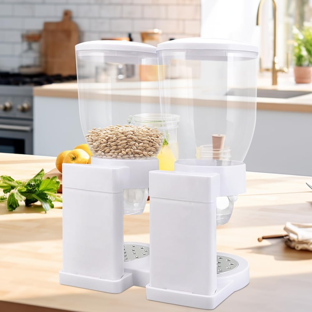 Müslispender-Set Duo, Weiß