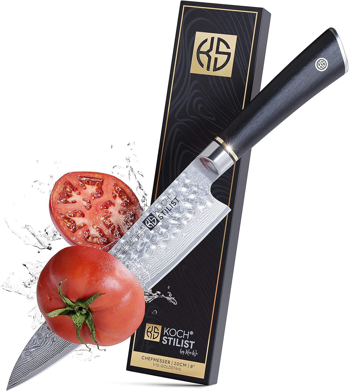 Damastmesser, Chefmesser 20cm