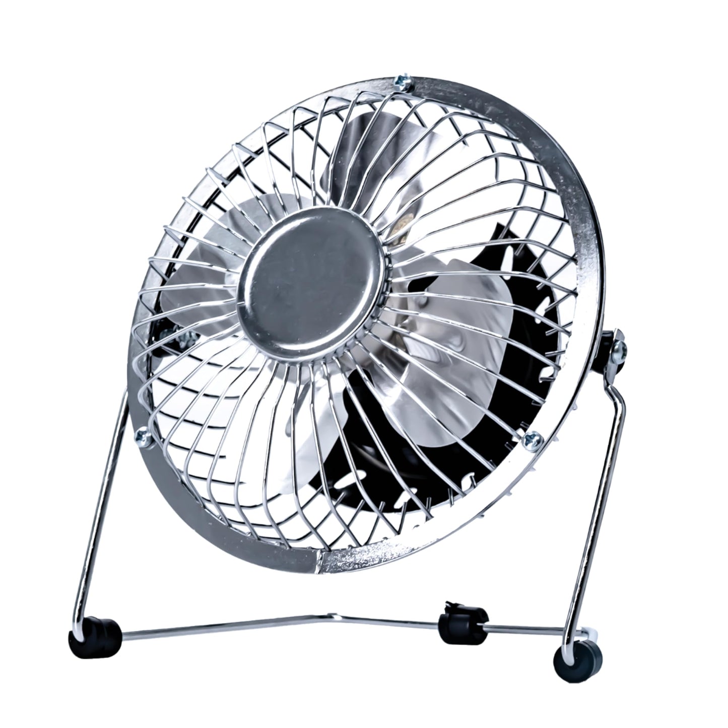 Tragbarer Mini-Ventilator, Chrome 4 Inch