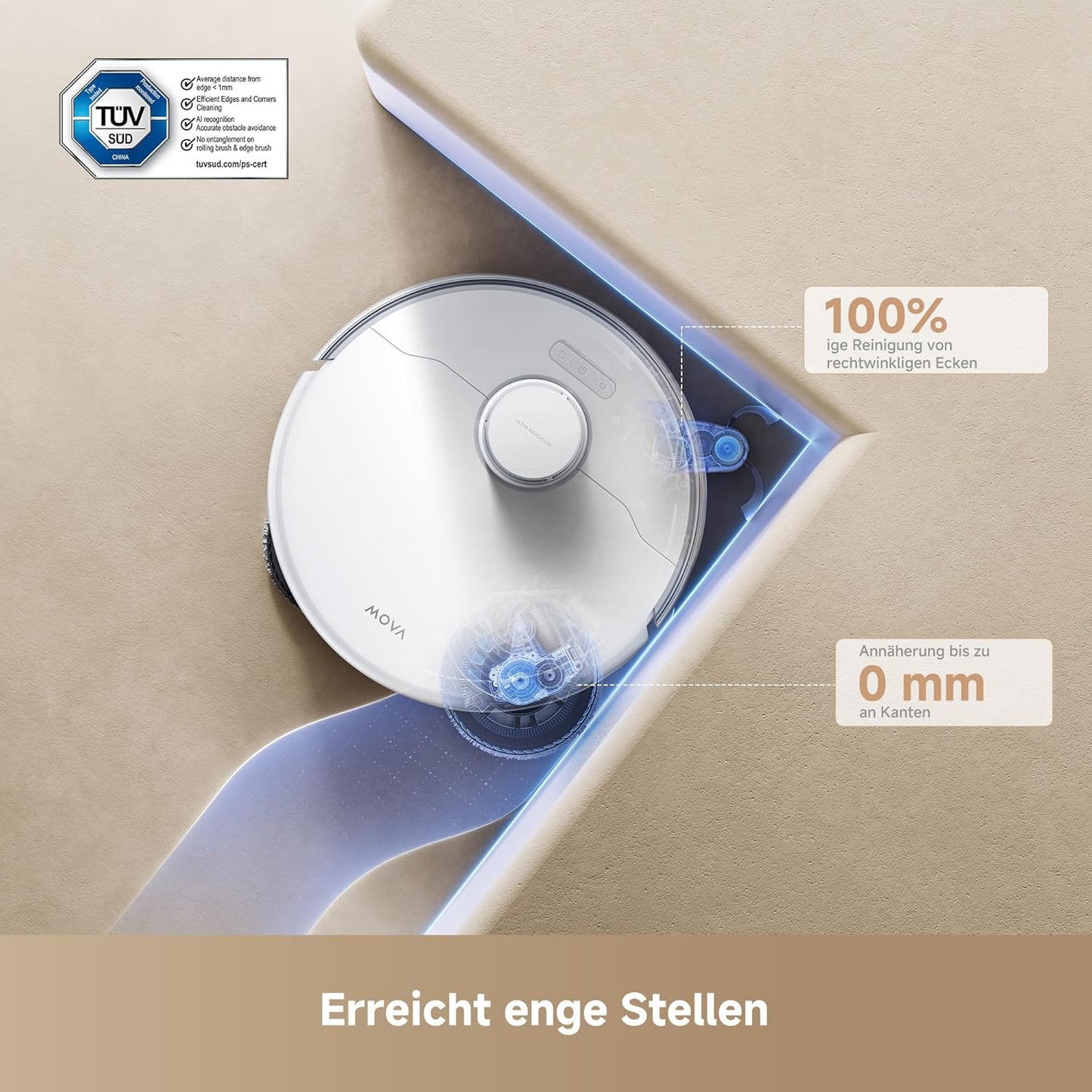 P50 Ultra Saugroboter mit Wischmopp & Selbstreinigung, P50 Ultra