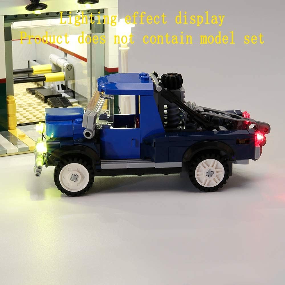 Lichtset für Creator Expert Eckgarage (Modell-Set Nicht enthalten), Standardausgabe