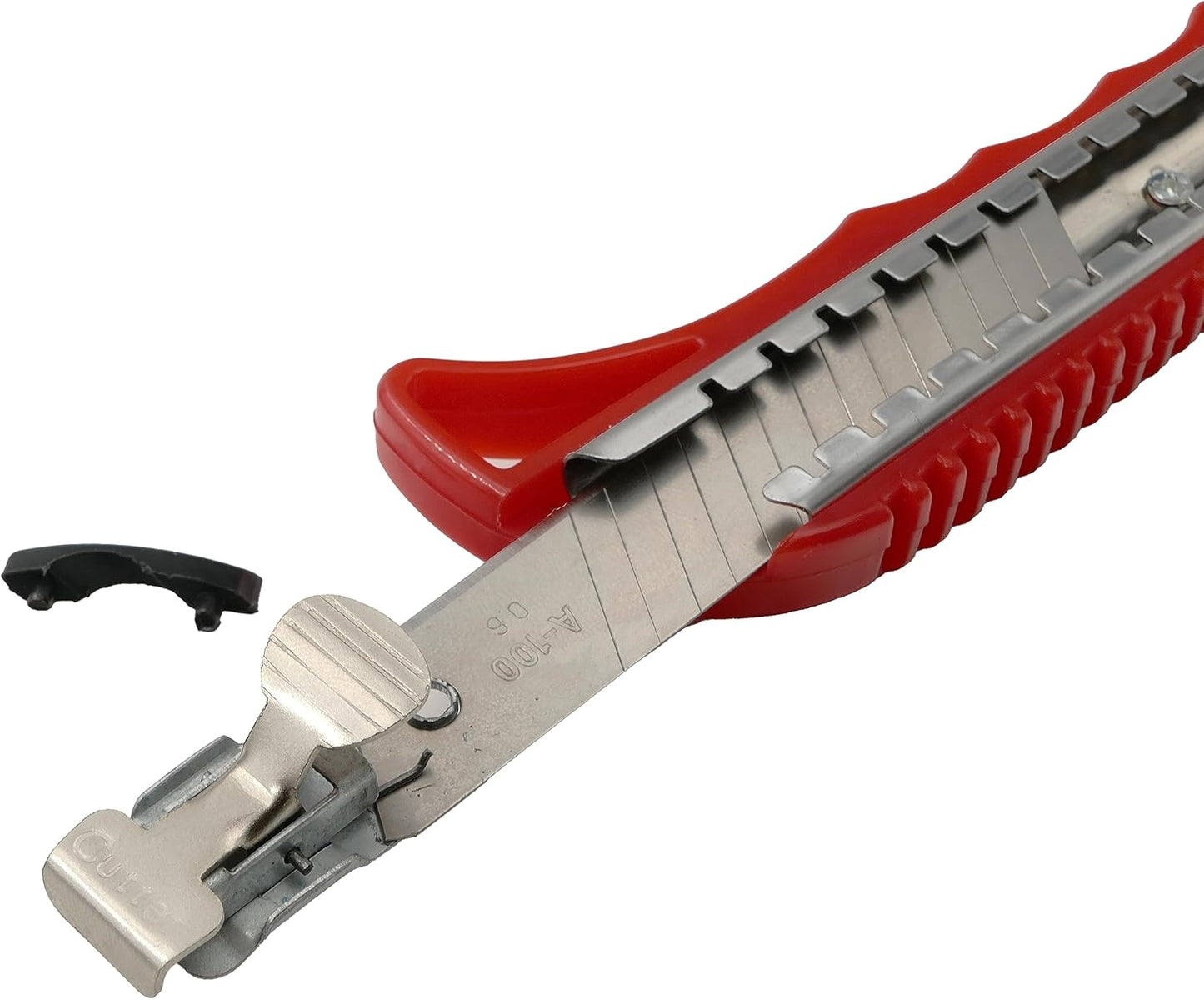 10 x Cuttermesser mit 30 Ersatzklingen, 10 Profi Cutter | 30 Ersatzklingen (Farbmix)