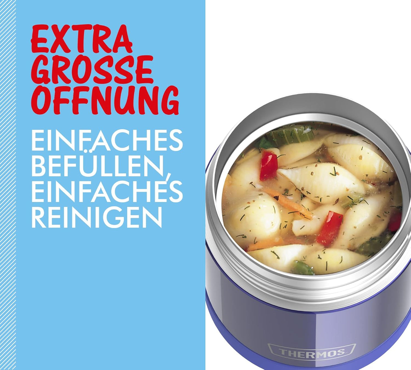 THERMOS Kinder Thermobehälter mit Löffel 0,30l, Purple