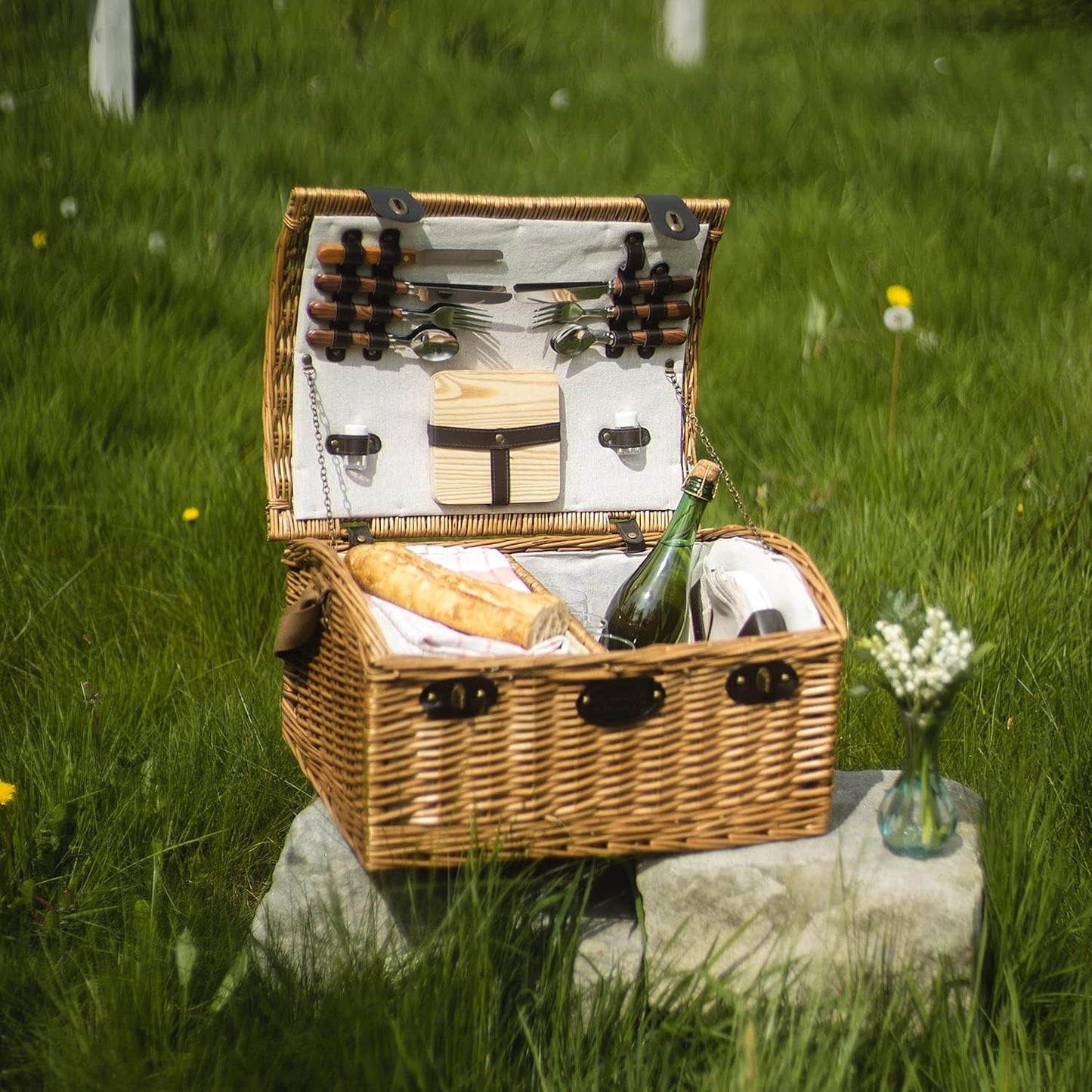 Picknickkorb Gisors für 4 Personen inkl. Kühlfach