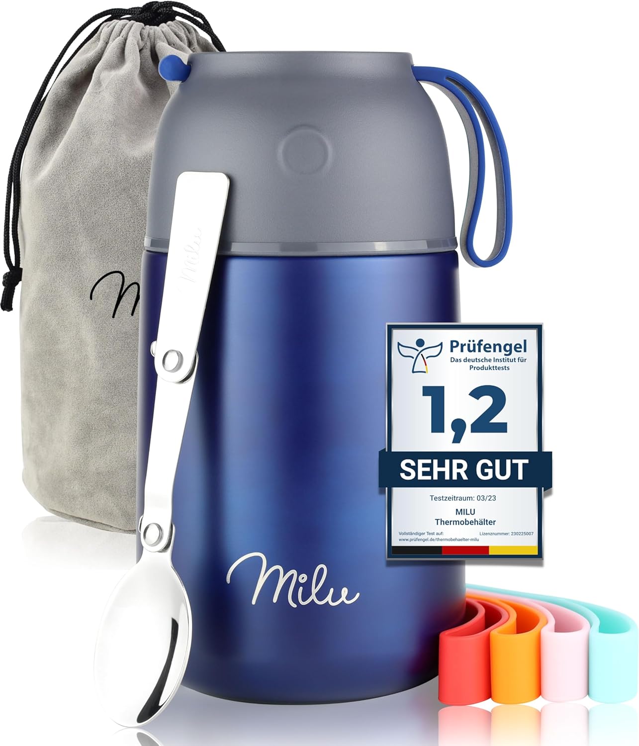 Thermobehälter, Navyblau, 650ml