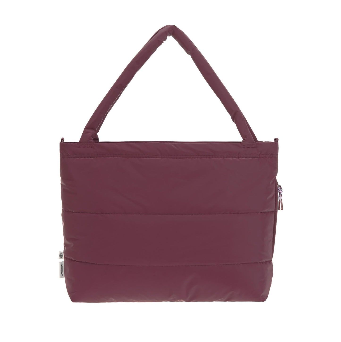 Wickeltasche mit Kinderwagenbefestigung, Dunkelrot