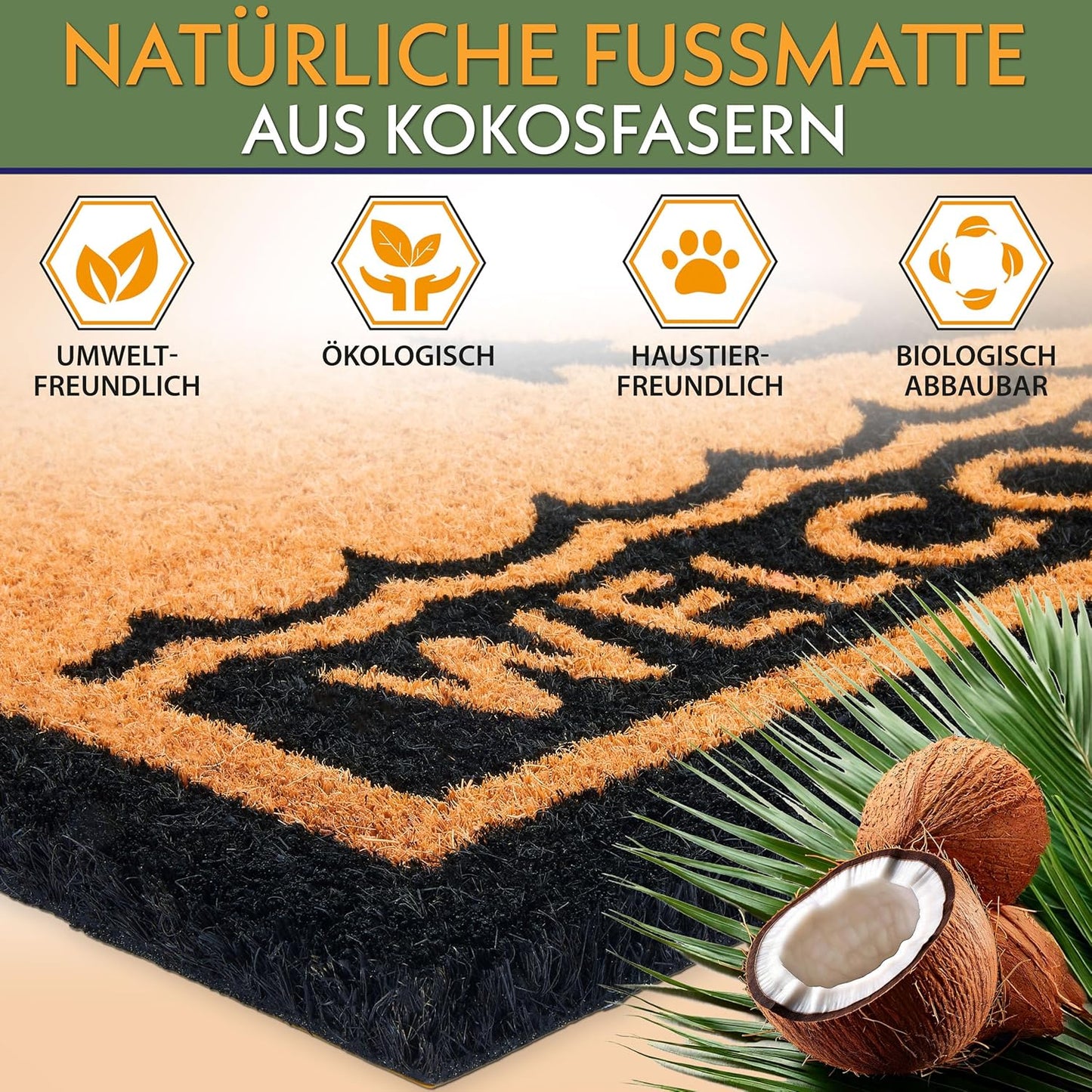 Antirutsch Fussmatte, Welcome On Board - Anker