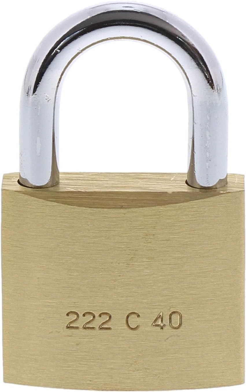 4er-Set Vorhängeschloss mit Schlüssel, Bügelstärke: 6,0 mm
