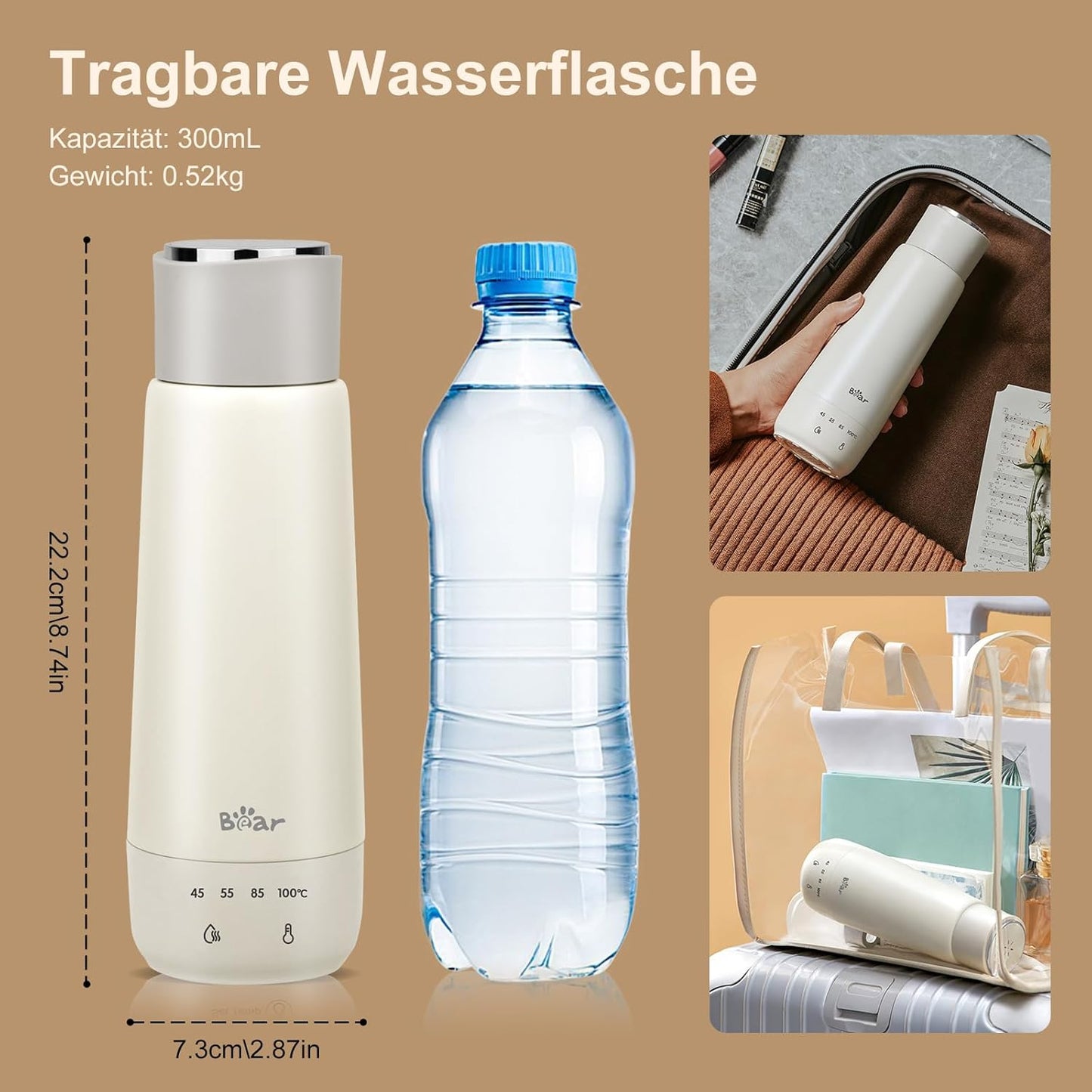 Tragbarer Wasserkocher