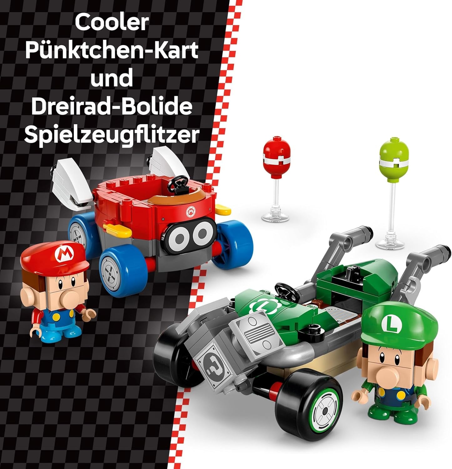 Mario Kart Baby Mario vs. Baby Luigi