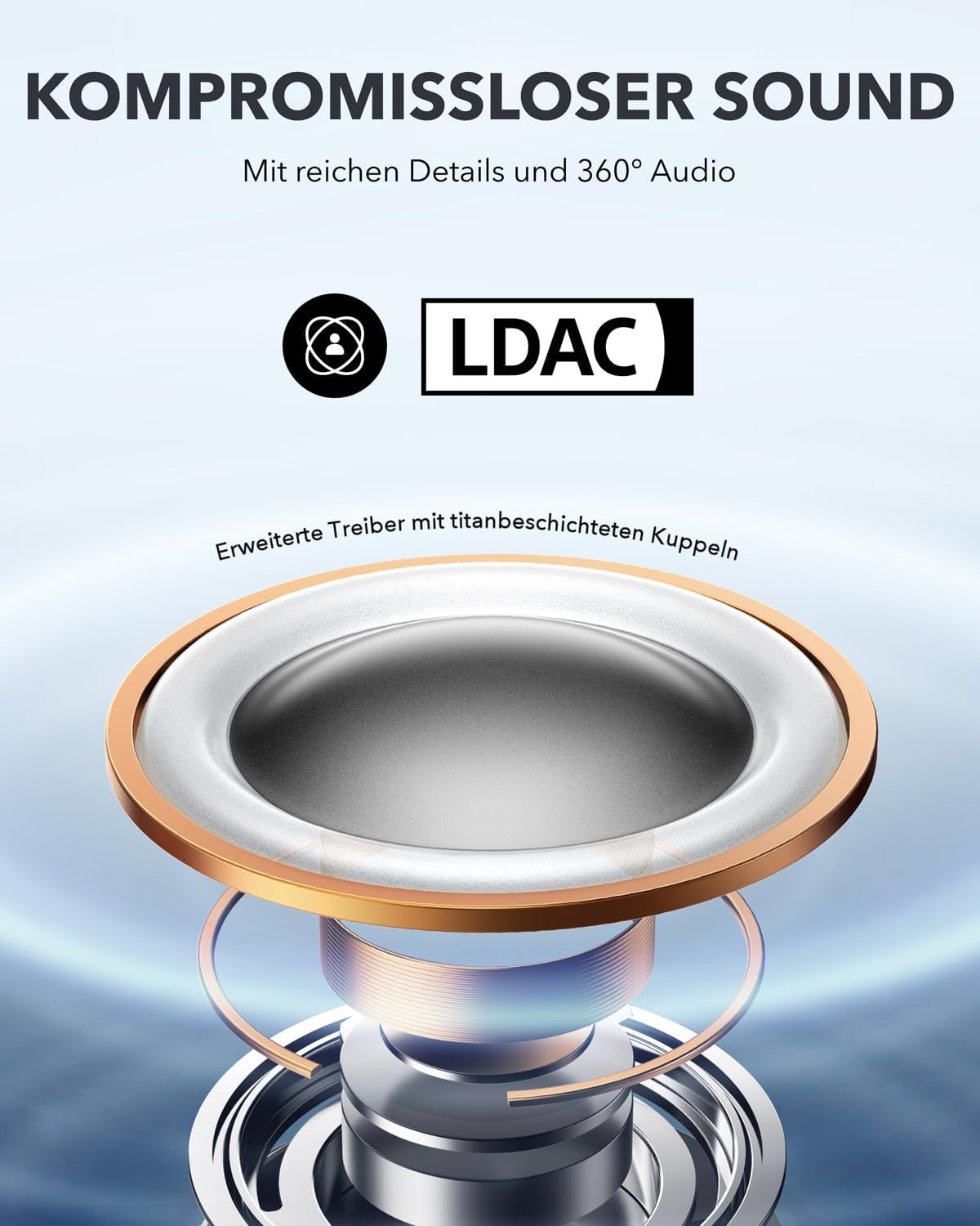 Open-Ear Kopfhörer AeroFit Pro, Tiefschwarz