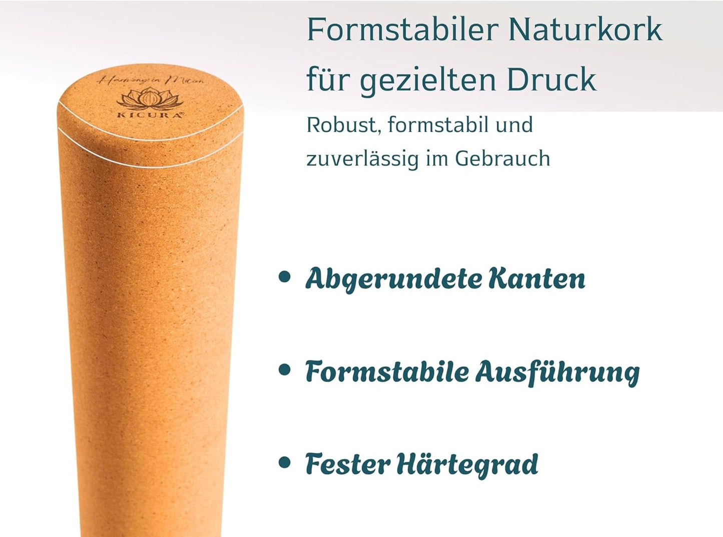 Faszienrolle aus Naturkork