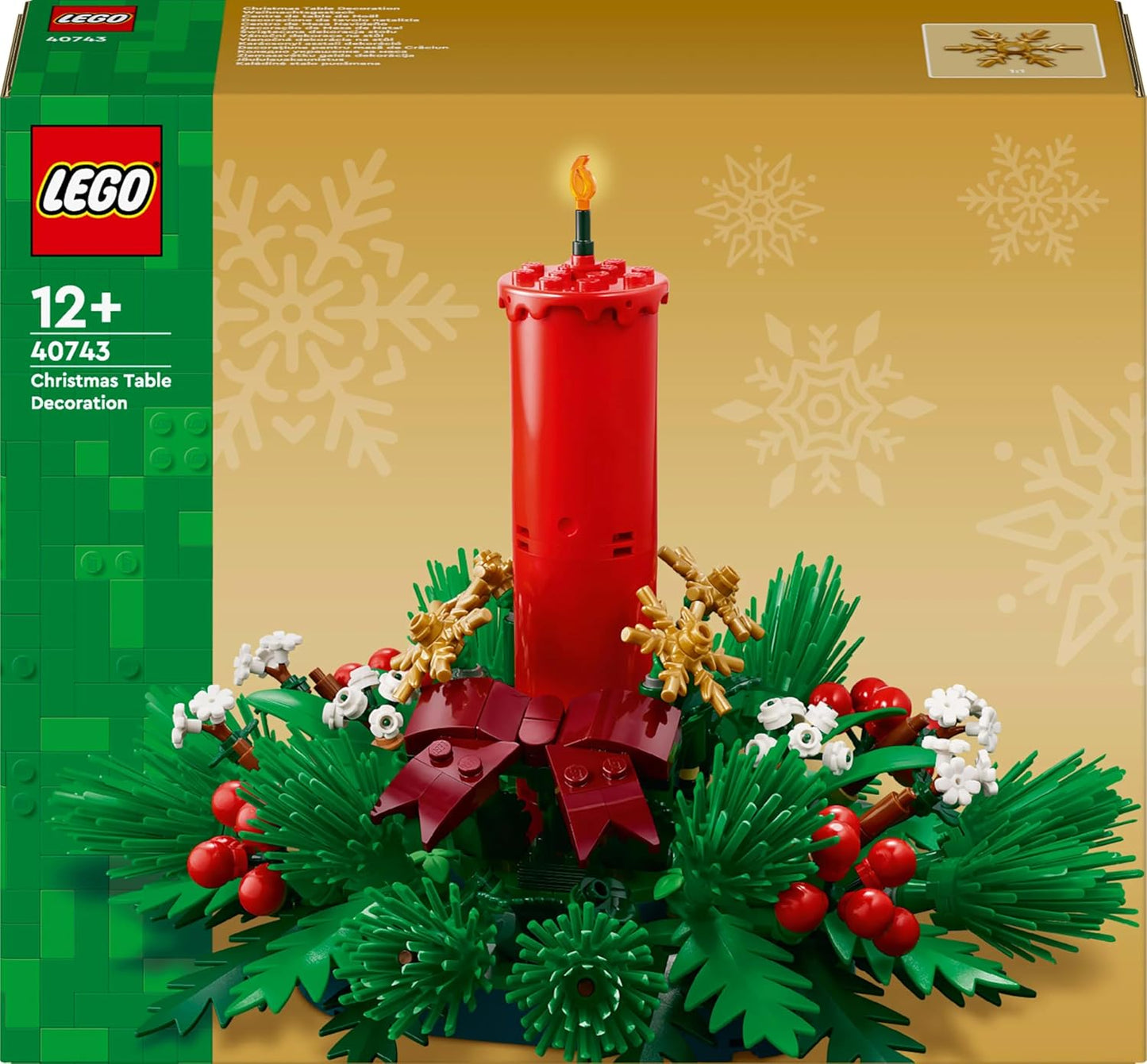 Weihnachtsgesteck, LEGO Christmas Table Decoration 40743