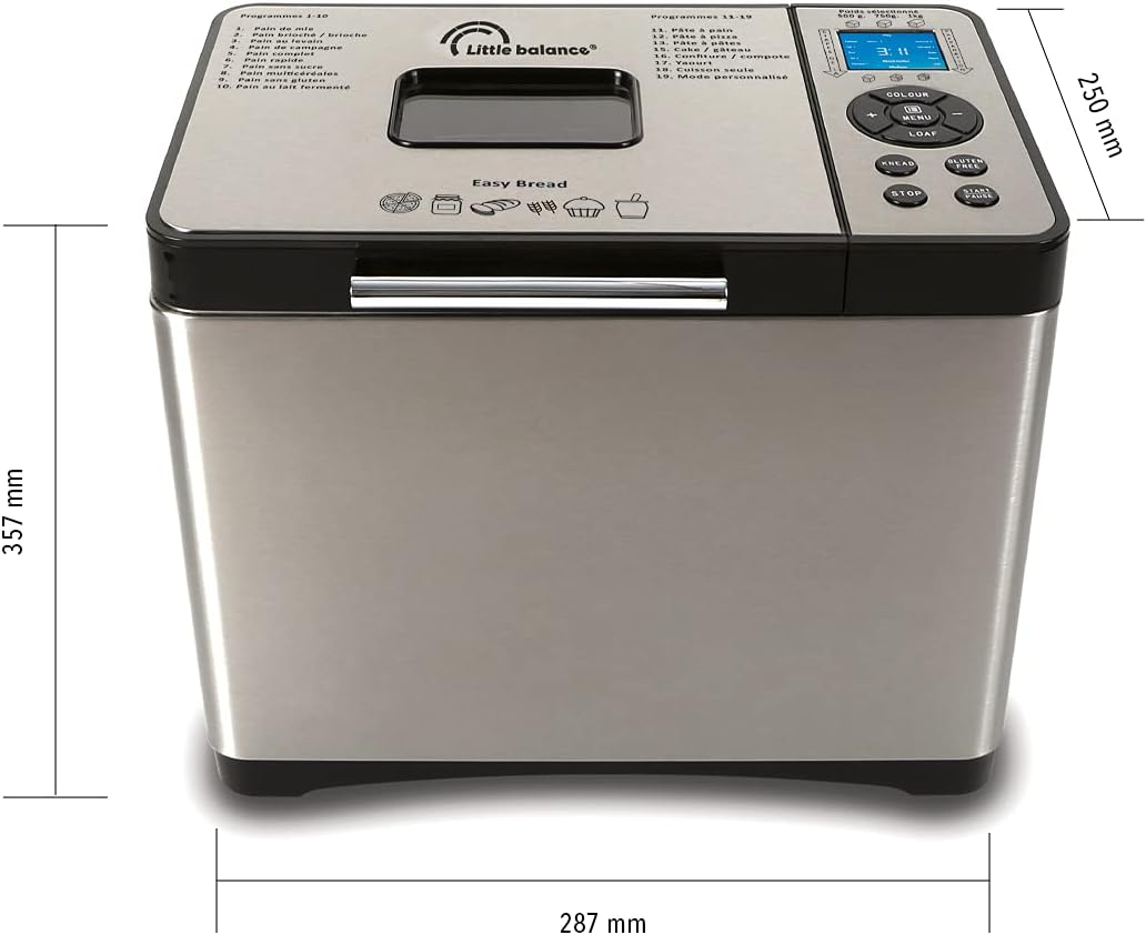 Brotbackmaschine Easy Bread mit 19 Programmen