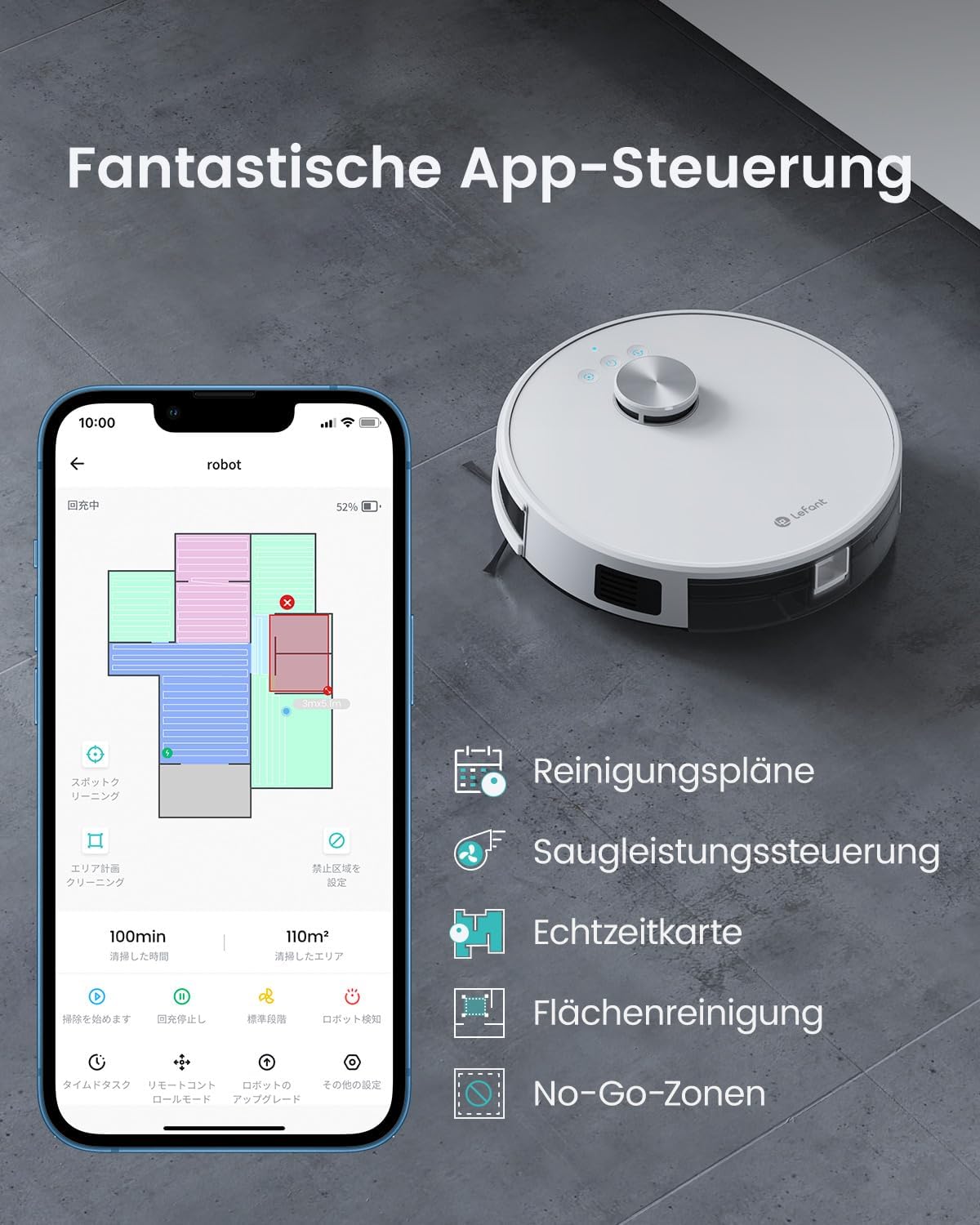 Roboterstaubsauger, Schwanenweiss
