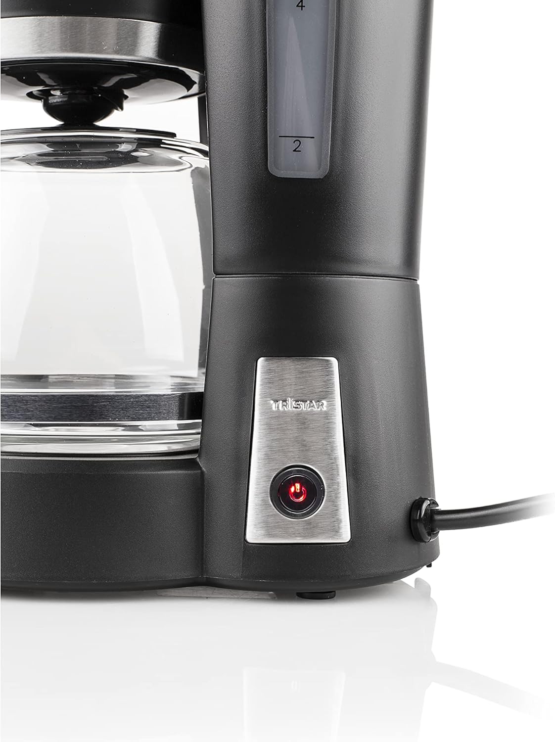 CM-1236 Kaffeeautomat mit Warmhaltefunktion (12 Tassen), 12 Tassen Glaskanne