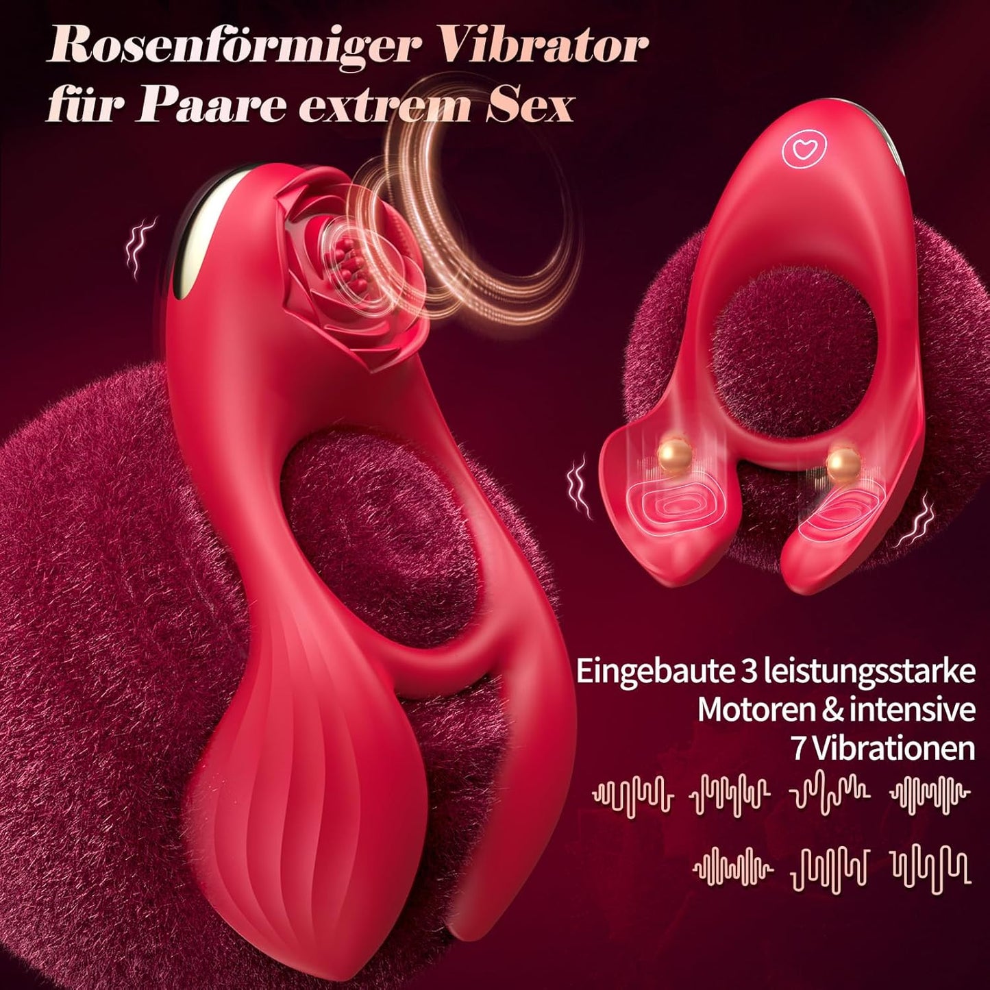 Paarvibrator mit Penisring