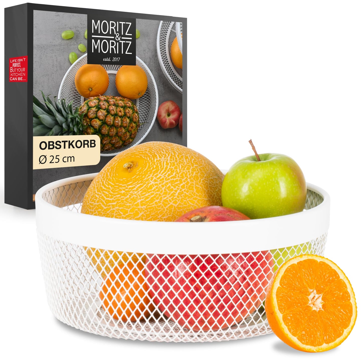 Obstkorb, Weiss Obstkorb