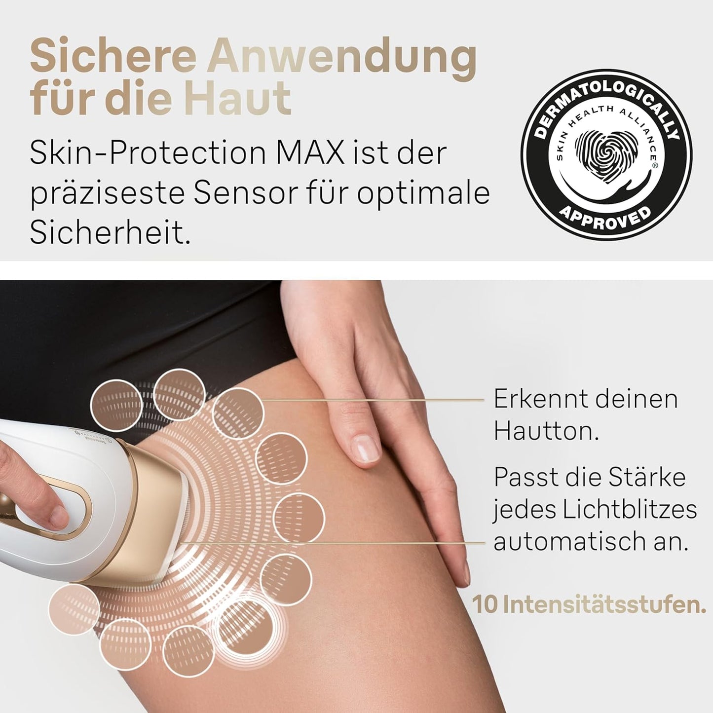 Silk Expert Pro 5 - Haarentfernungsgerät, 2 Aufsätze