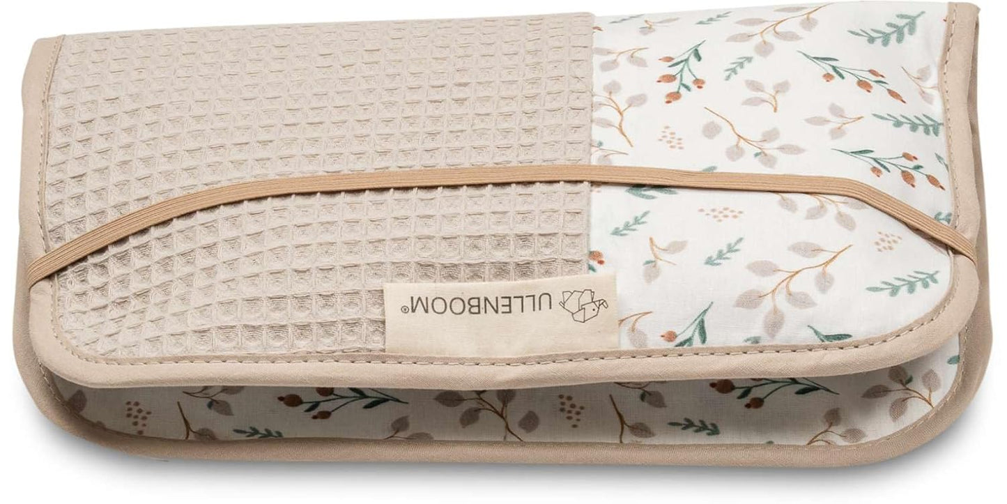 Windeltasche, Floral Sand 18 x 27 cm