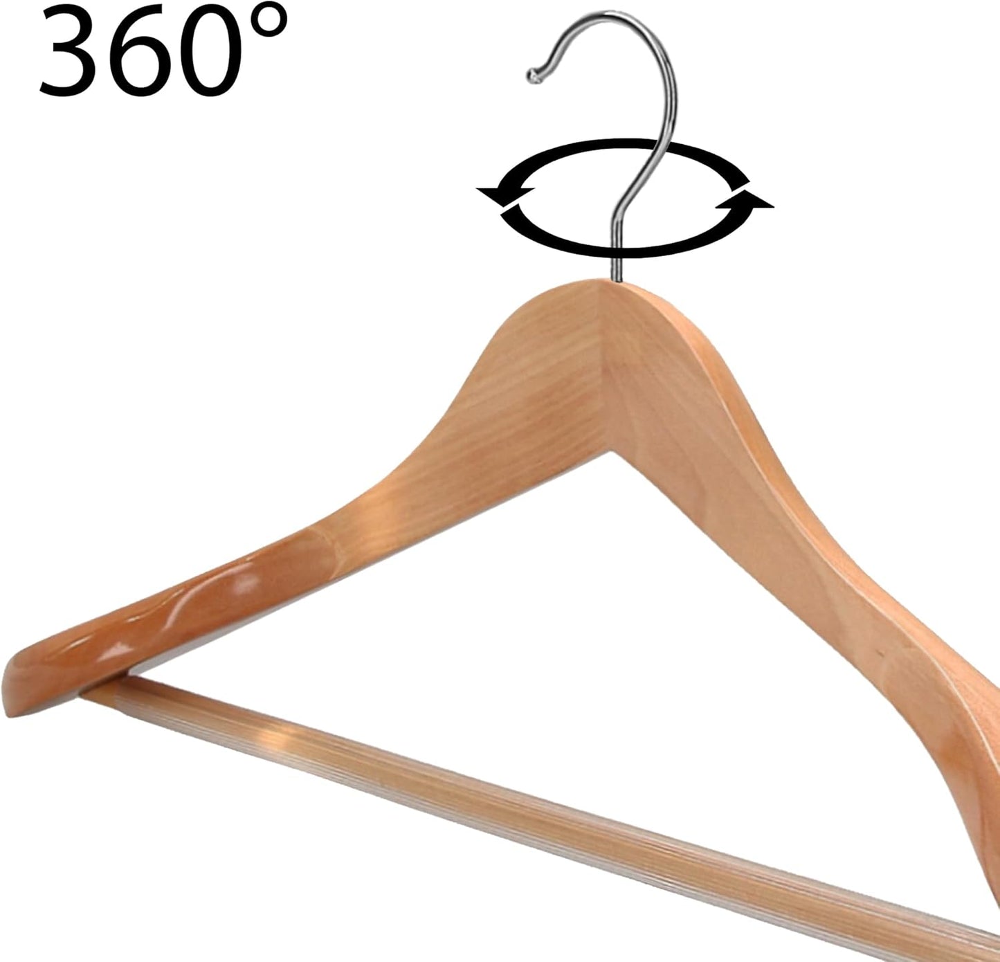 Holzkleiderbügel, 25 Stück, 25