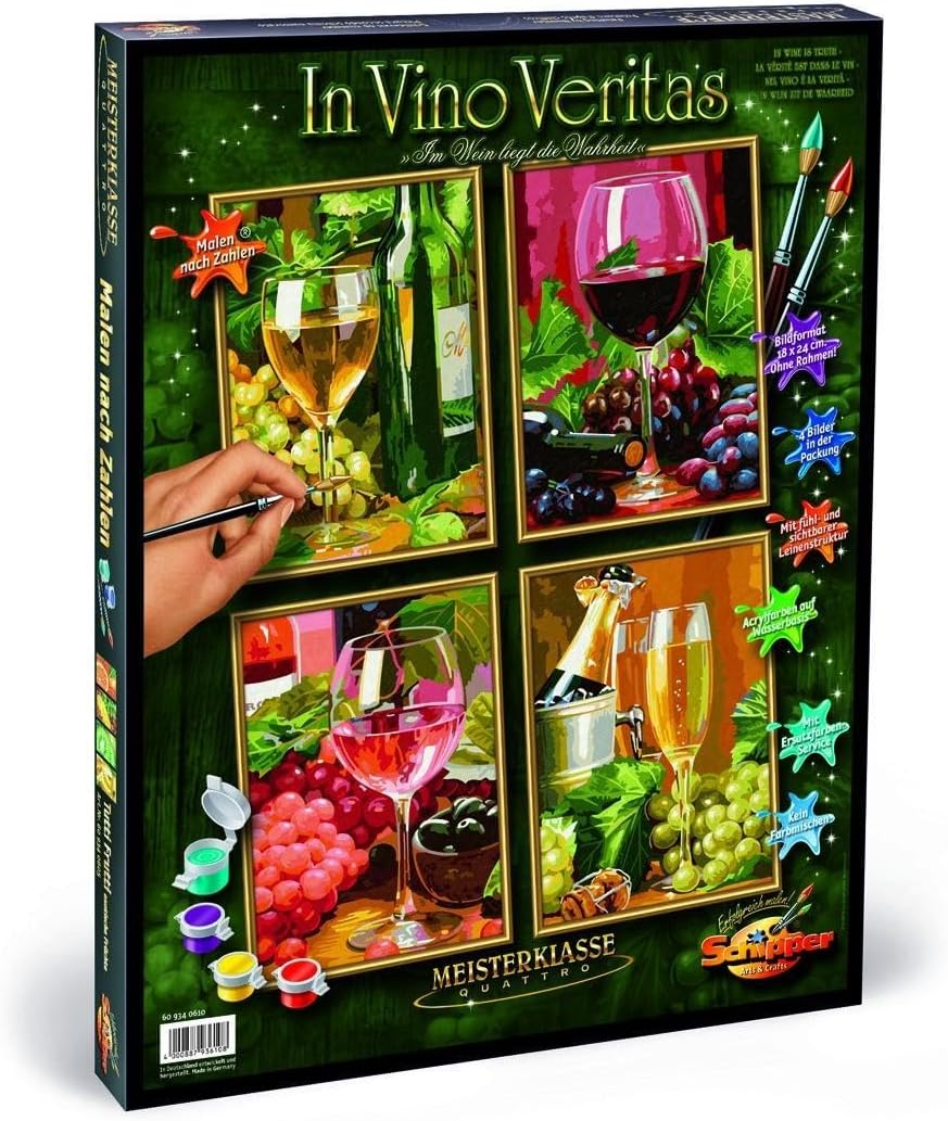 Malen nach Zahlen Set In Vino Veritas