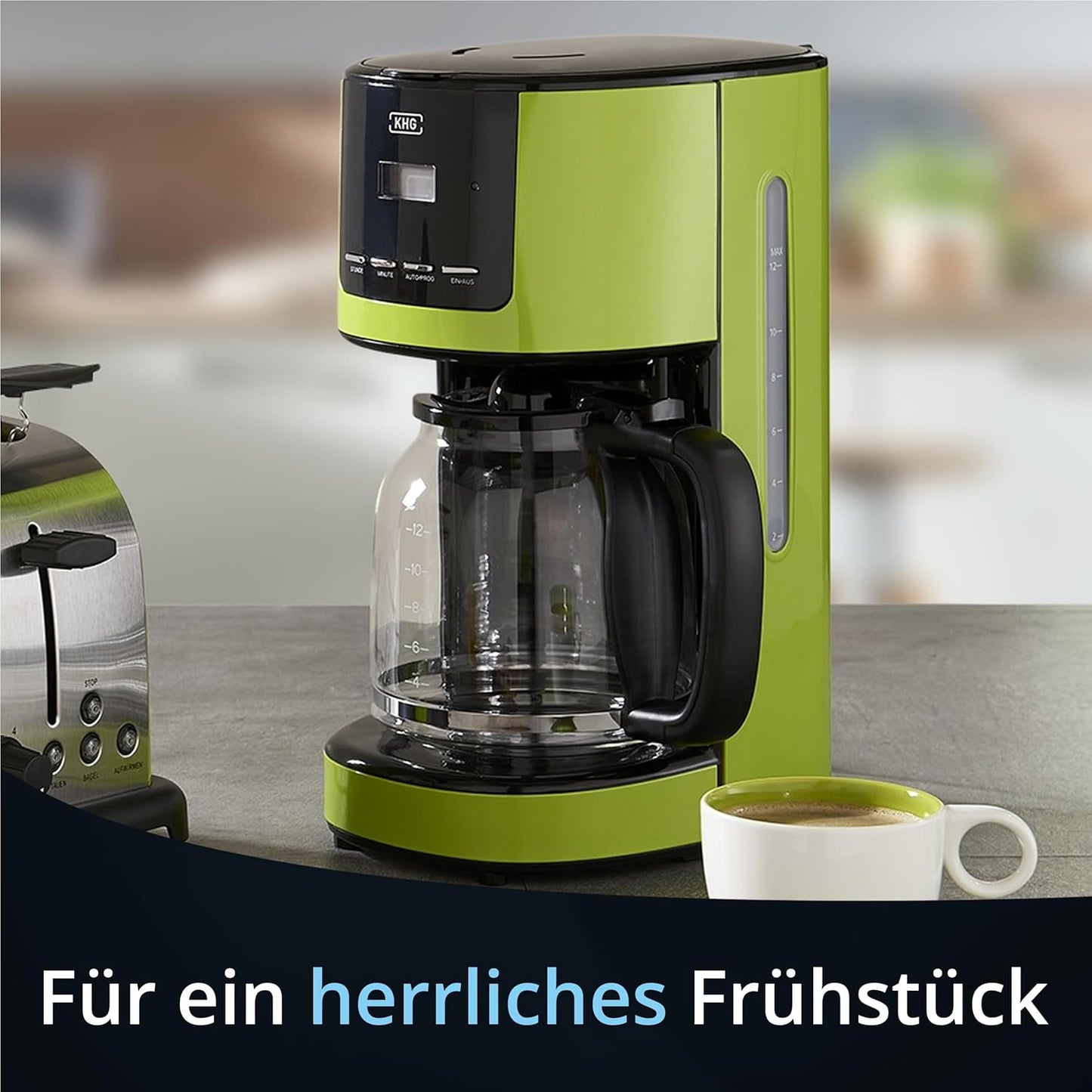 Filterkaffeemaschine KA-184, Lime (Grün)