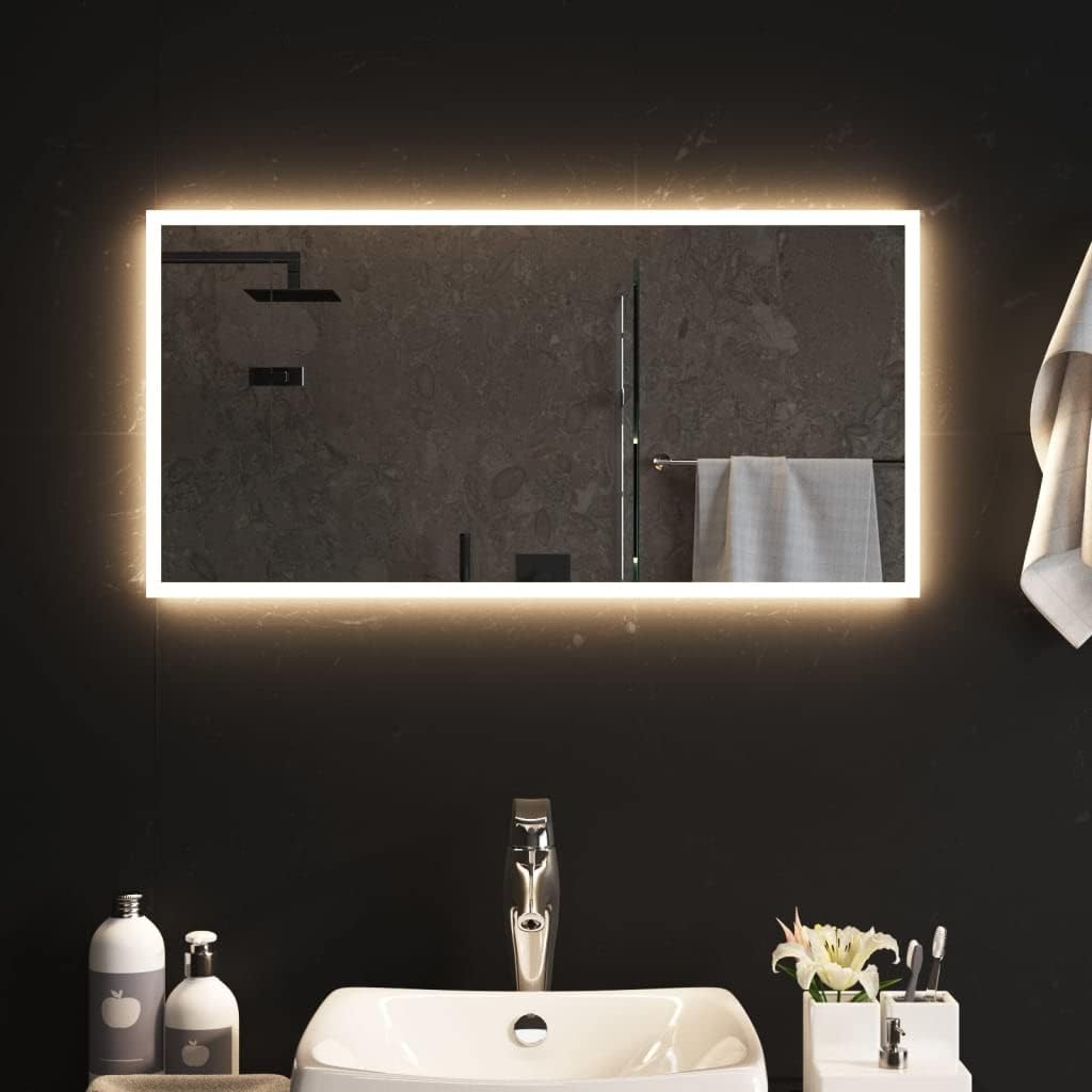LED Badezimmerspiegel, 40L x 80B cm