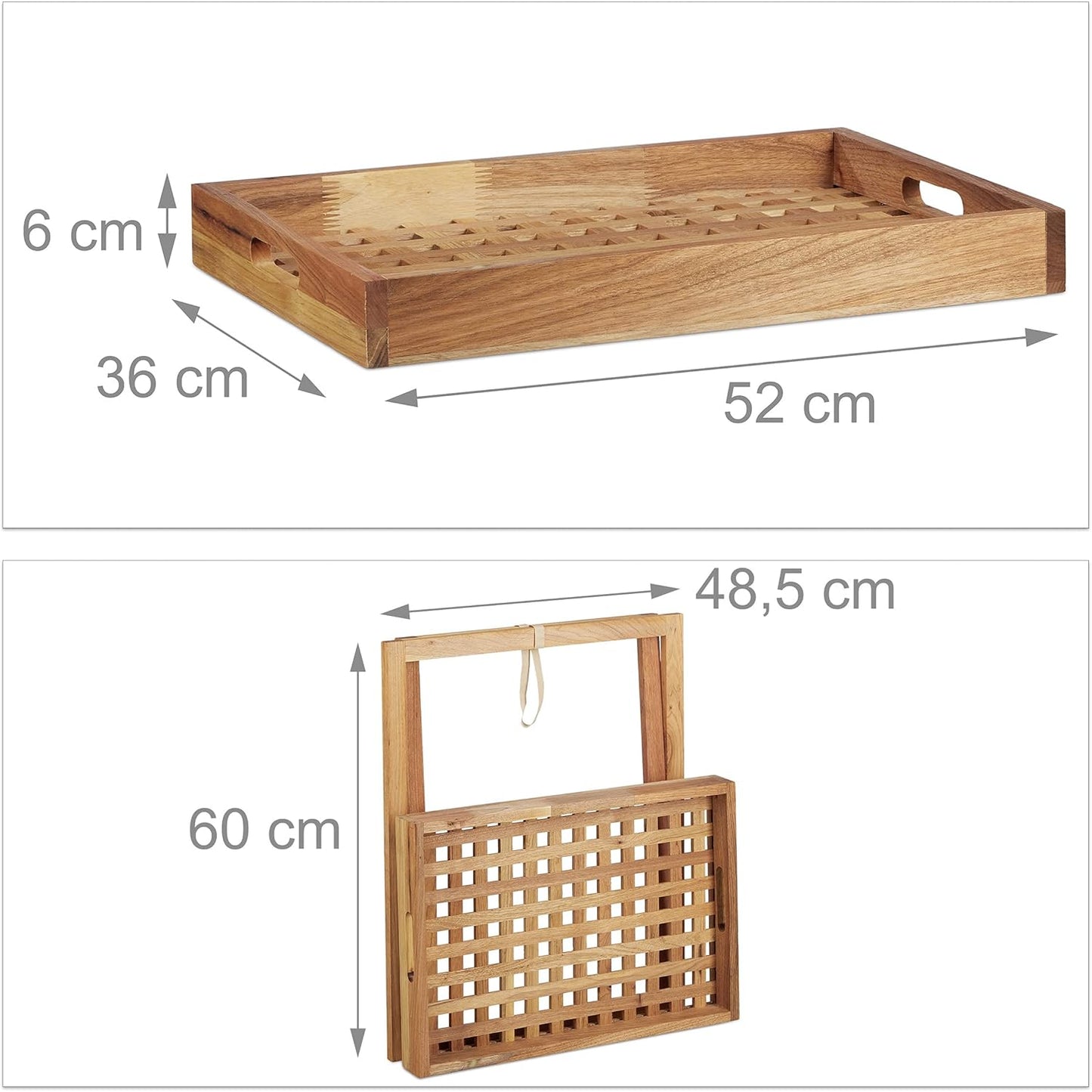 Tabletttisch Walnuss