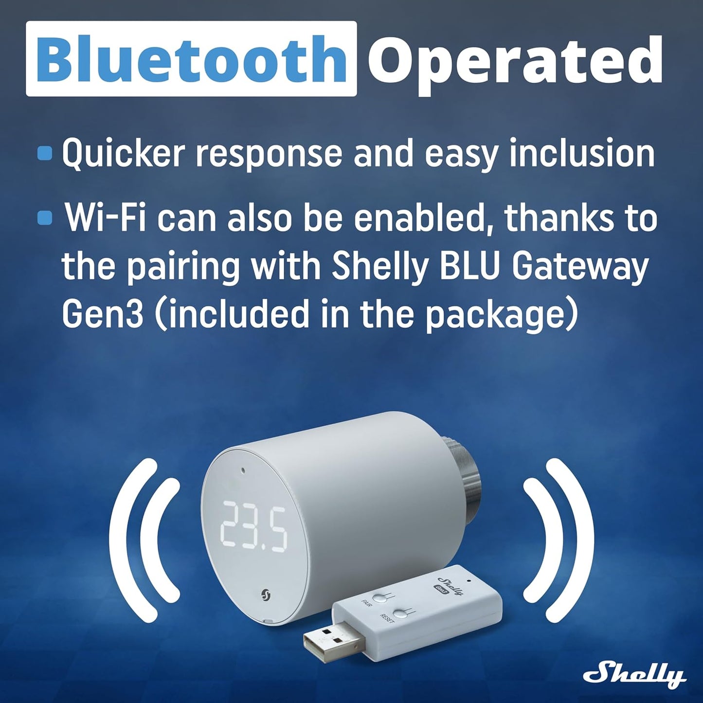 Bluetooth Smart Thermostatventil-Set, 2 Stück