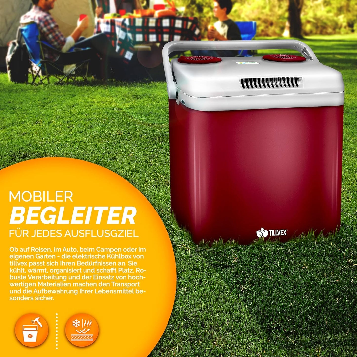 Elektrische Thermobox, Rot
