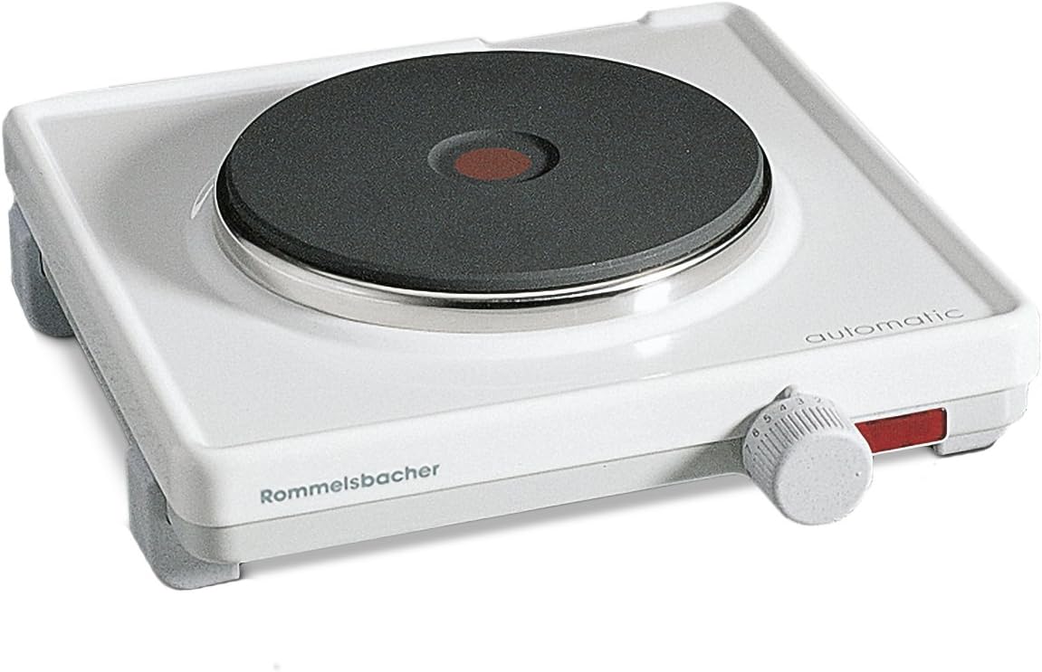 Einzelkochplatte AK 1580, Weiss Feueremailliert, 1500 Watt, Single
