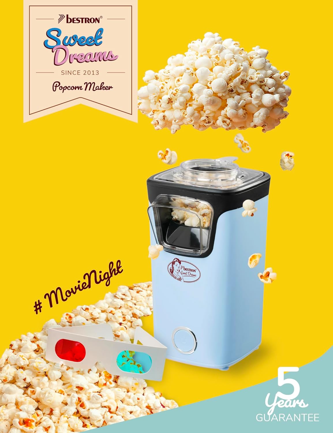 Popcornmaker, Blau