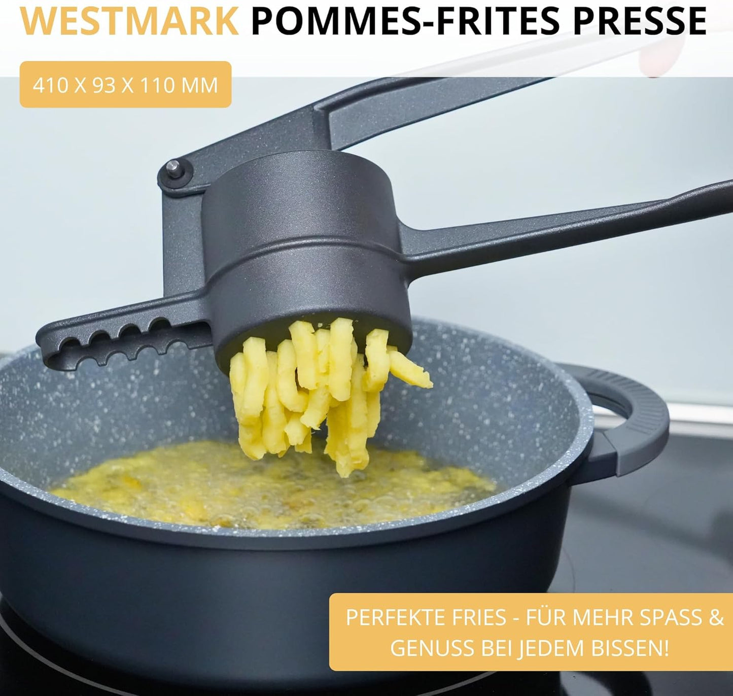 Pommespresse, Anthrazit