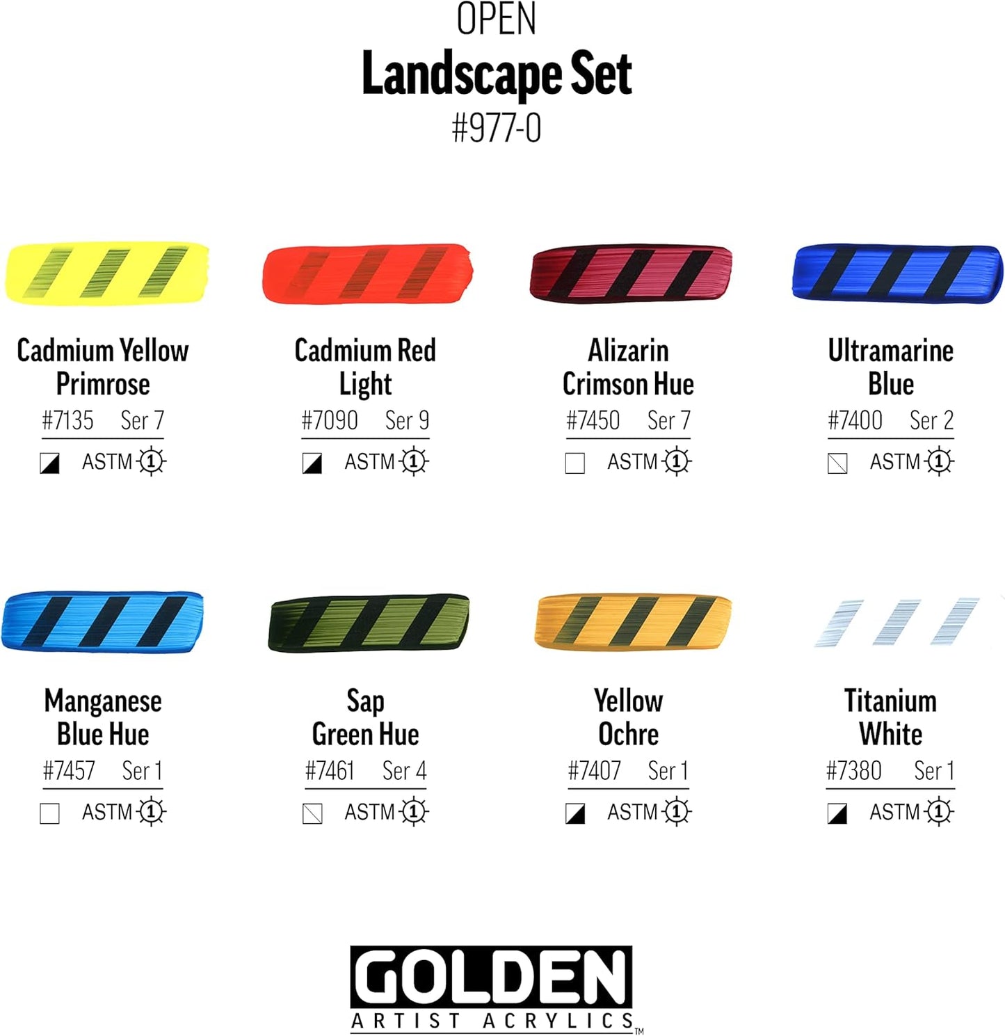 Acrylfarben-Set, mehrfarbig