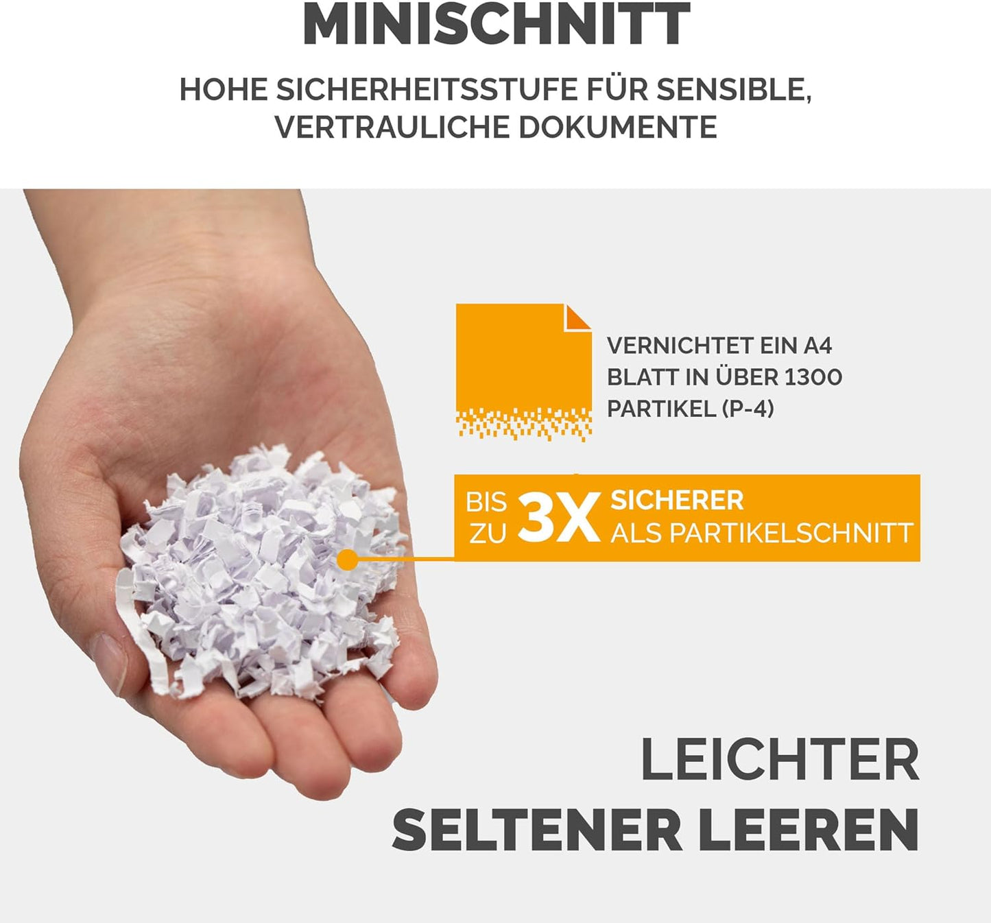 AutoMax 90M, 90M – 90 Blatt – Mini Cut – 17 Liter Papierkorb