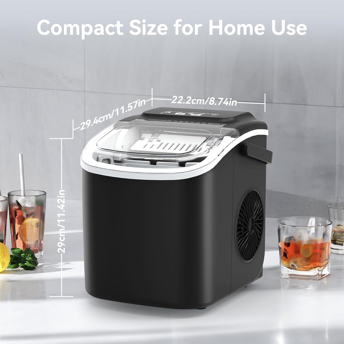 Eiswürfelmaschine, Black
