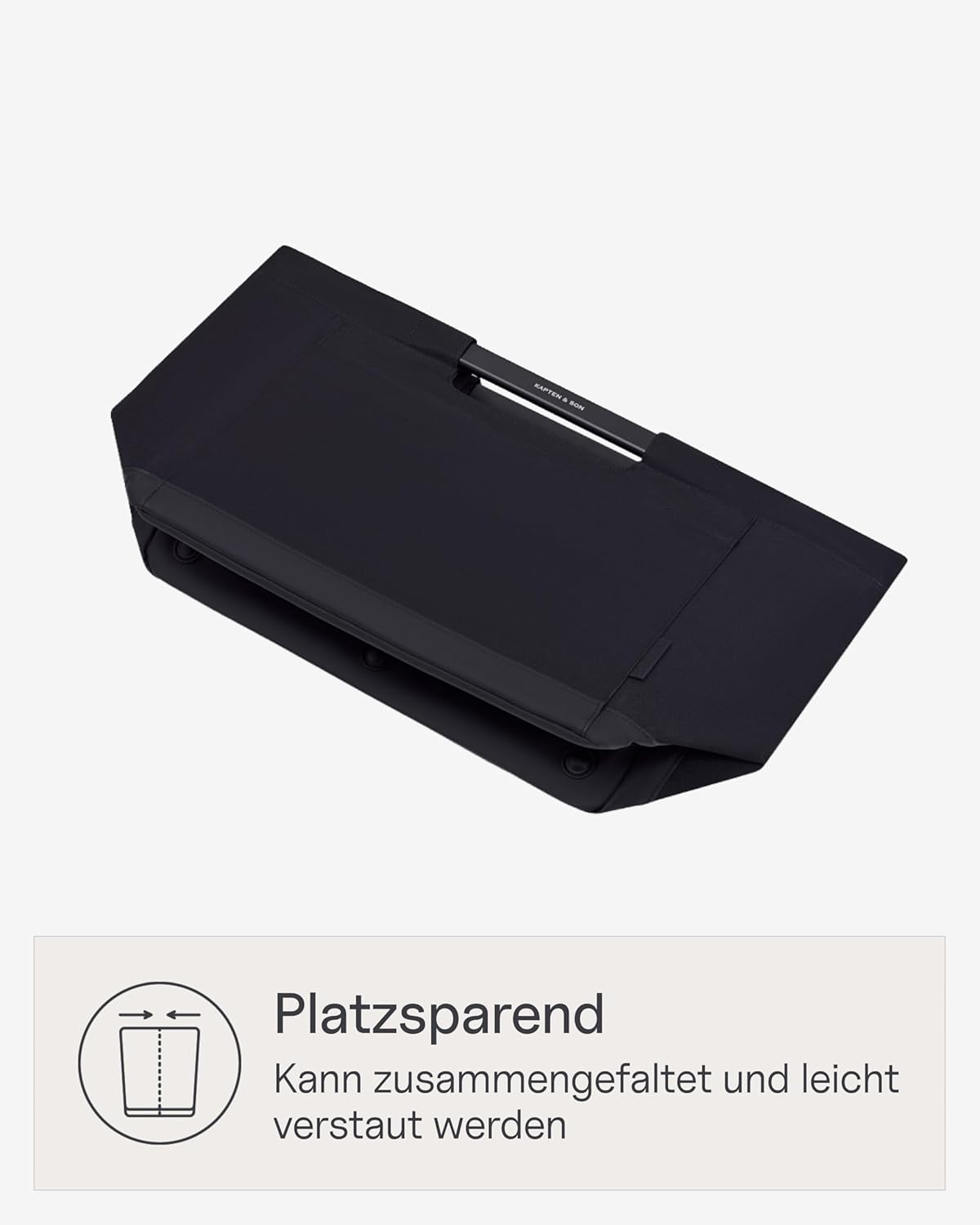 Shopping Basket VASSA, All Black