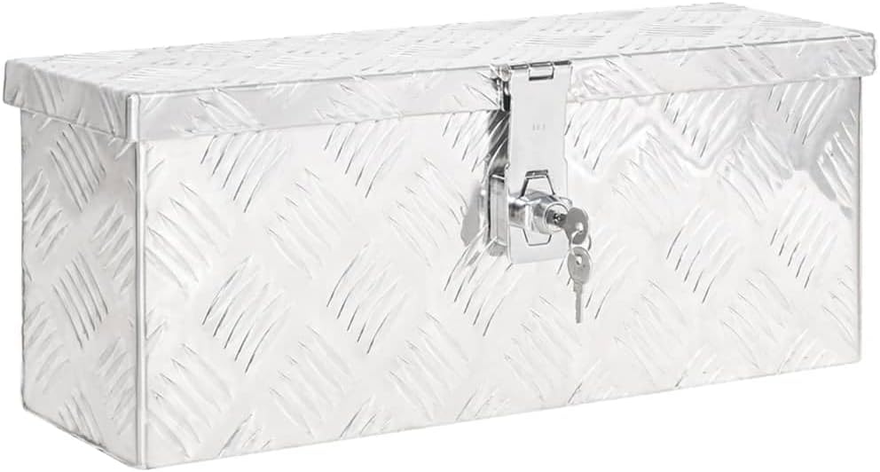 Aluminium Transportkoffer (50 x 15 x 20,5 cm), 50 x 15 x 20.5 cm Silber