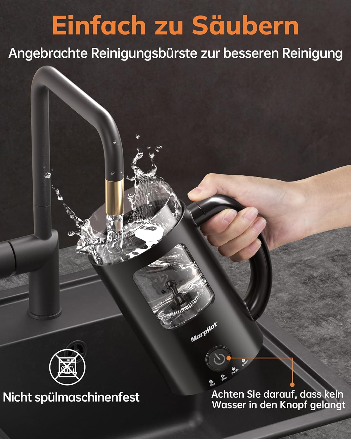 4-in-1 Milchaufschäumer HS007, 600ml
