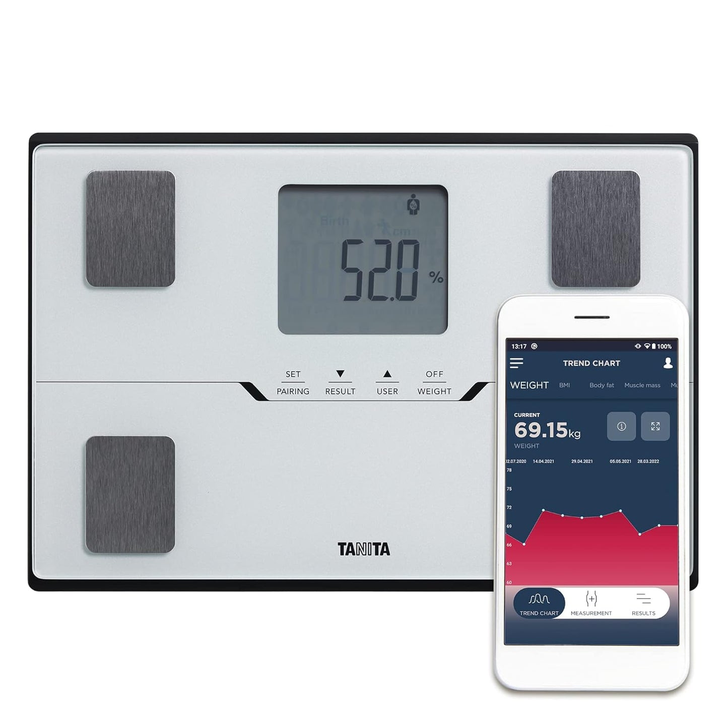 Körperanalysewaage BC-401, Weiss