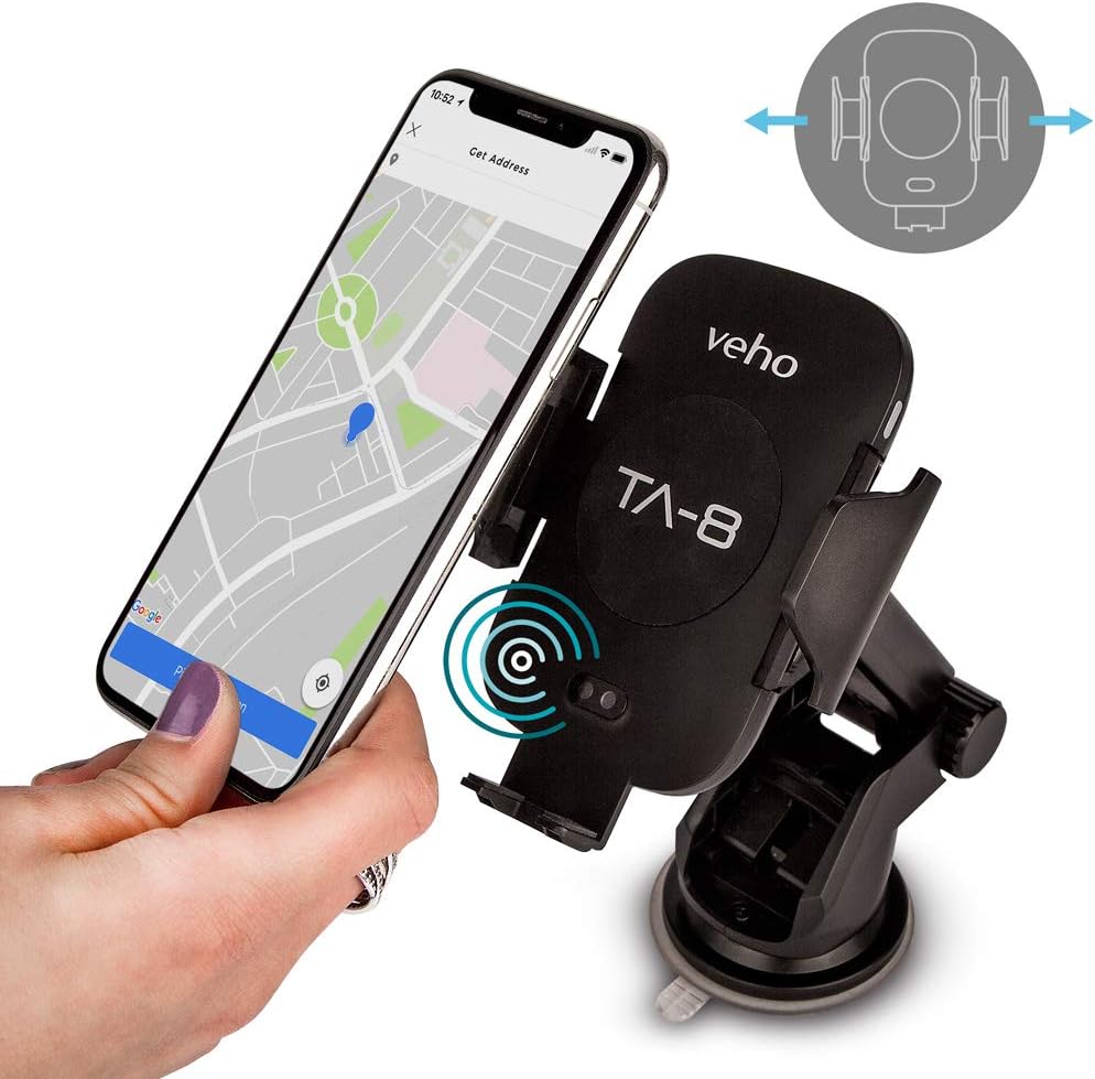 Smartphonehalter mit drahtloser Qi-Aufladung