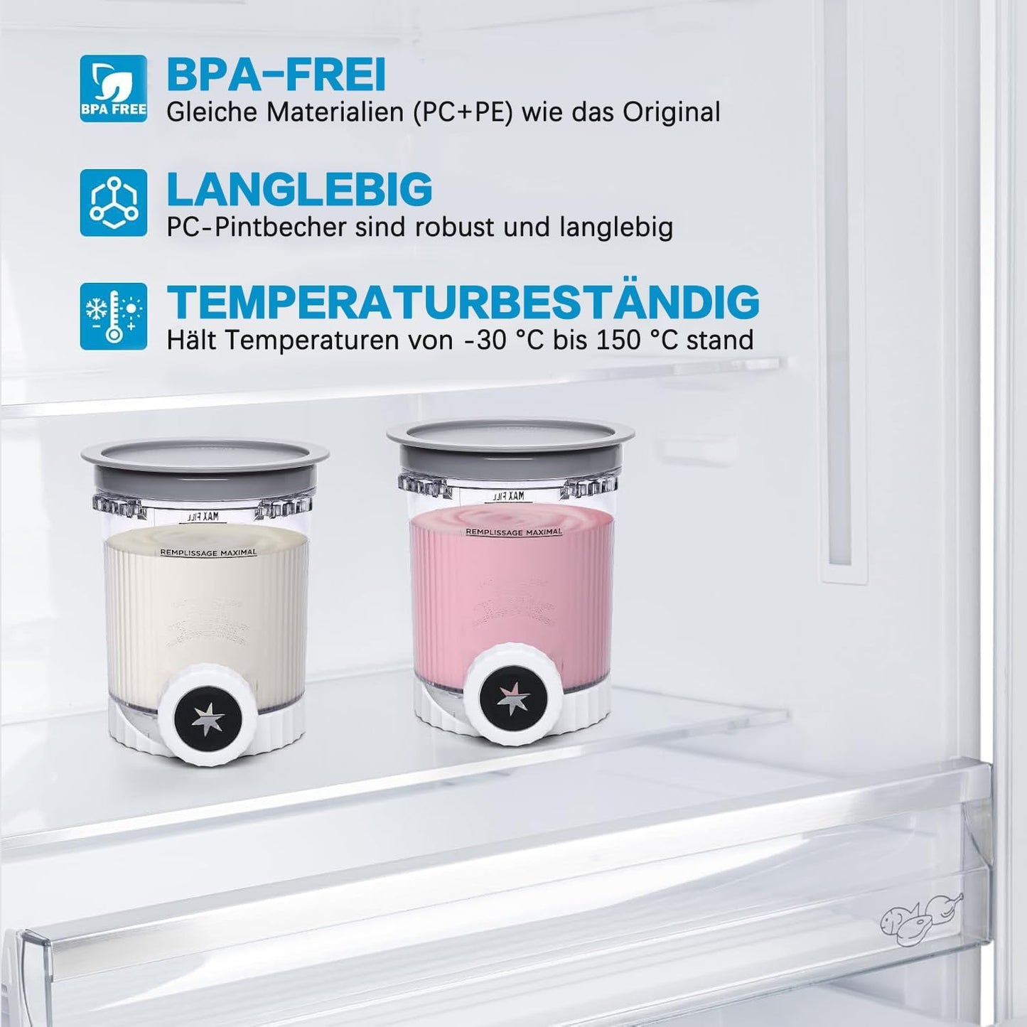 Eisbehälter-Set für Ninja Creami