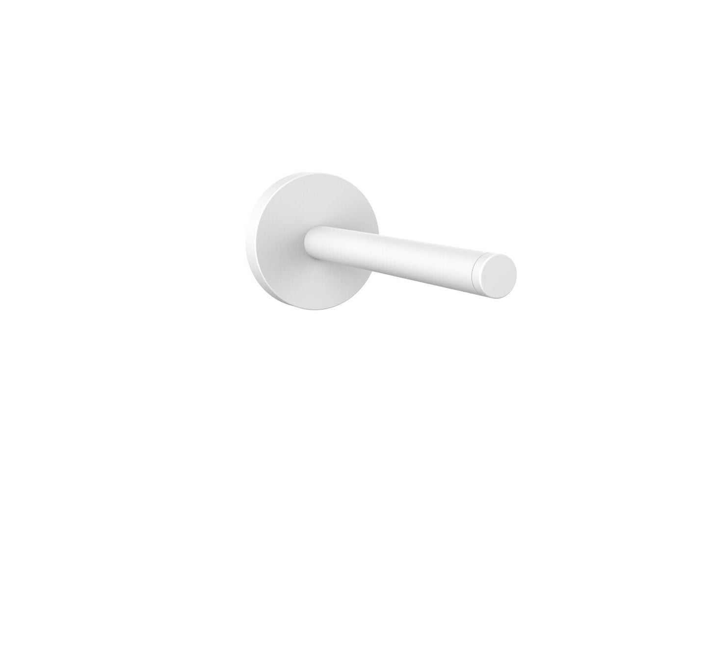 Round Reservepapierhalter, Weiss