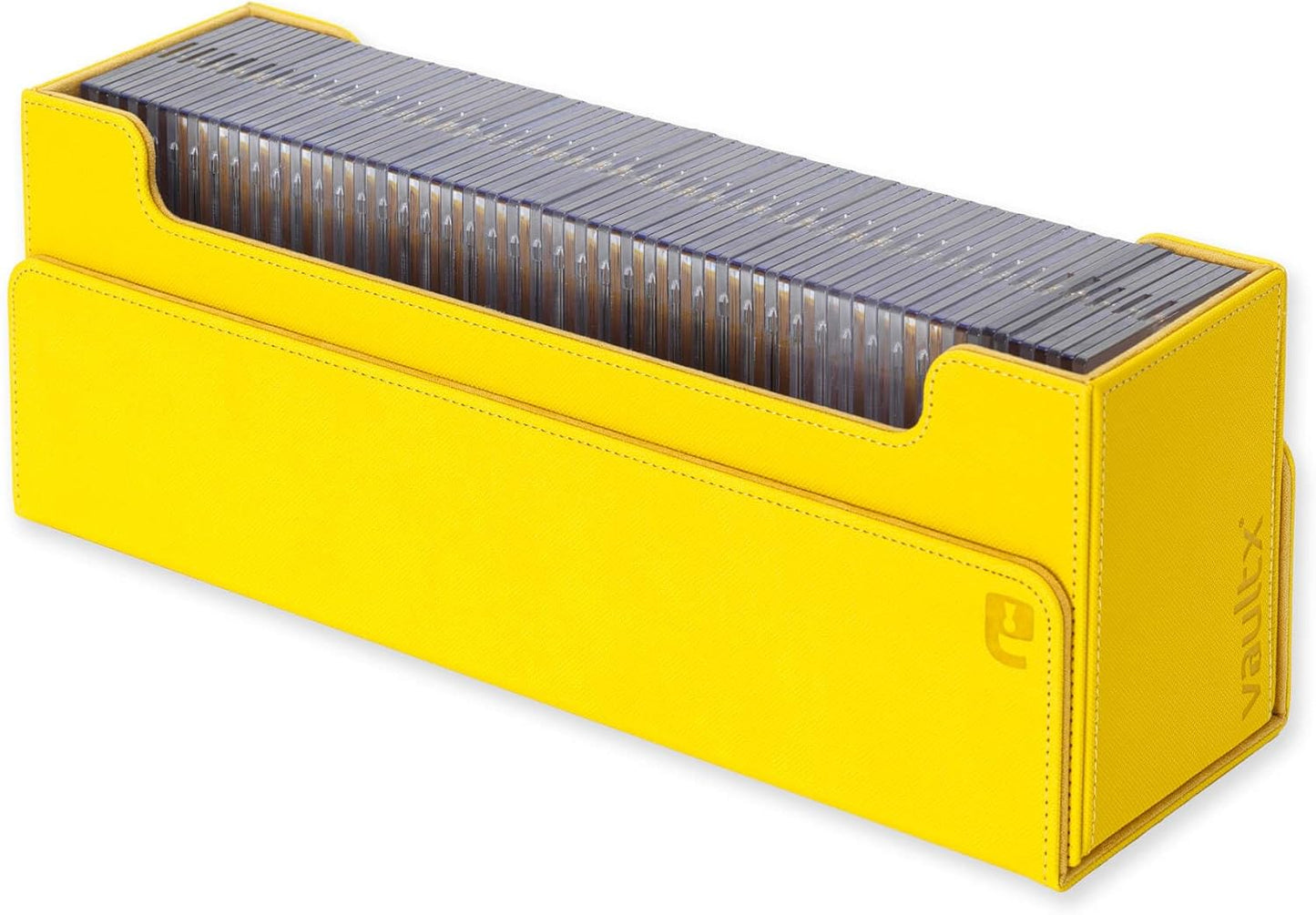 Aufbewahrungsbox für Trading Cards, mit Trennwänden, Yellow