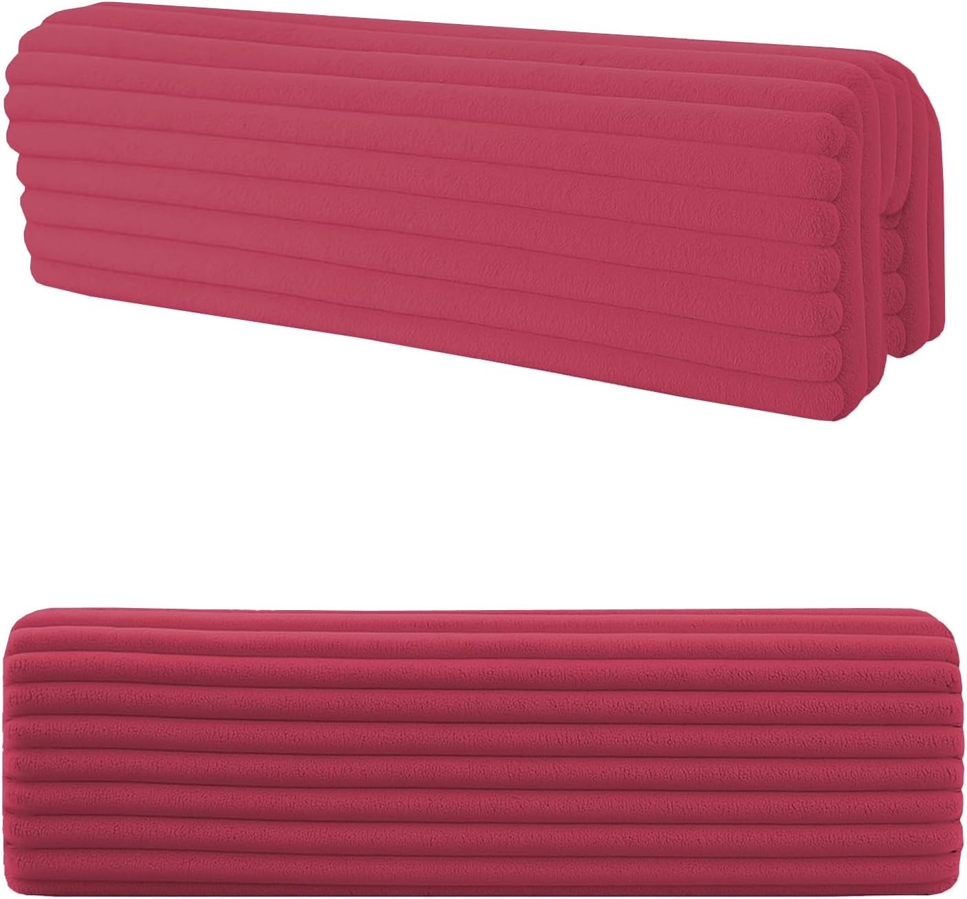 Bettkantenschutz für Kinderbetten, Bordeaux Cord 70cm