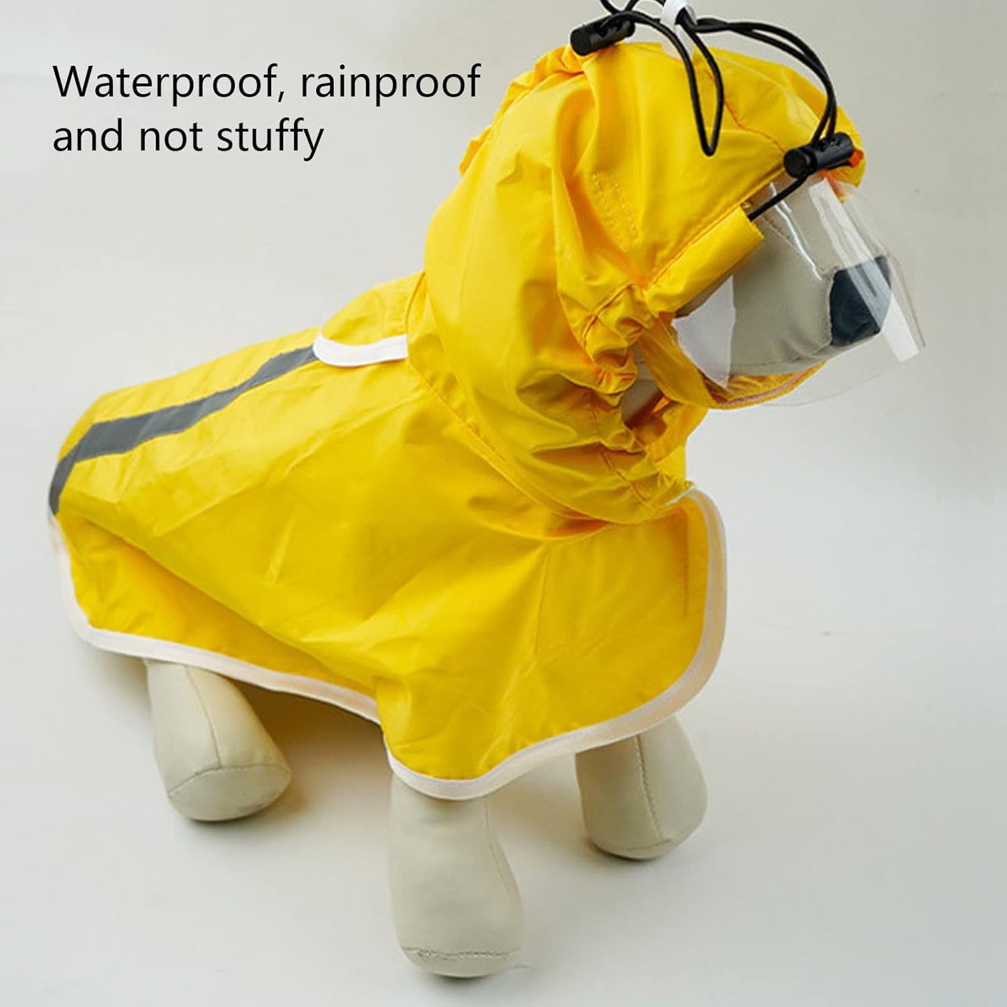 Hunde-Regenmantel im Poncho-Stil