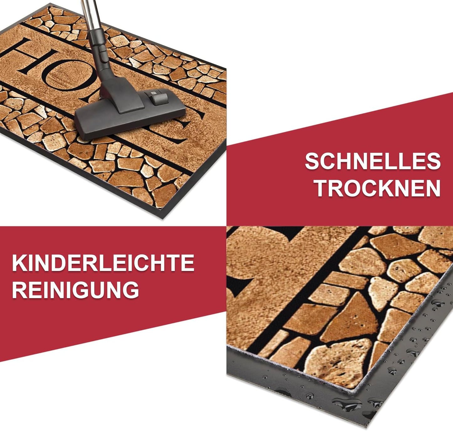 Schmutzfangmatte, Home 4 60 x 80 cm (Rechteckig)