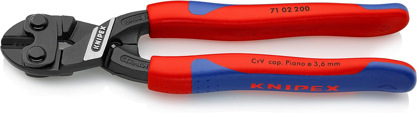 CoBolt®Kompakt-Bolzenschneider 71 02 200 SB, gerade Schneiden Mit Mehrkomponentenhüllen, Rot/Blau 200 mm / SB-Verpackung