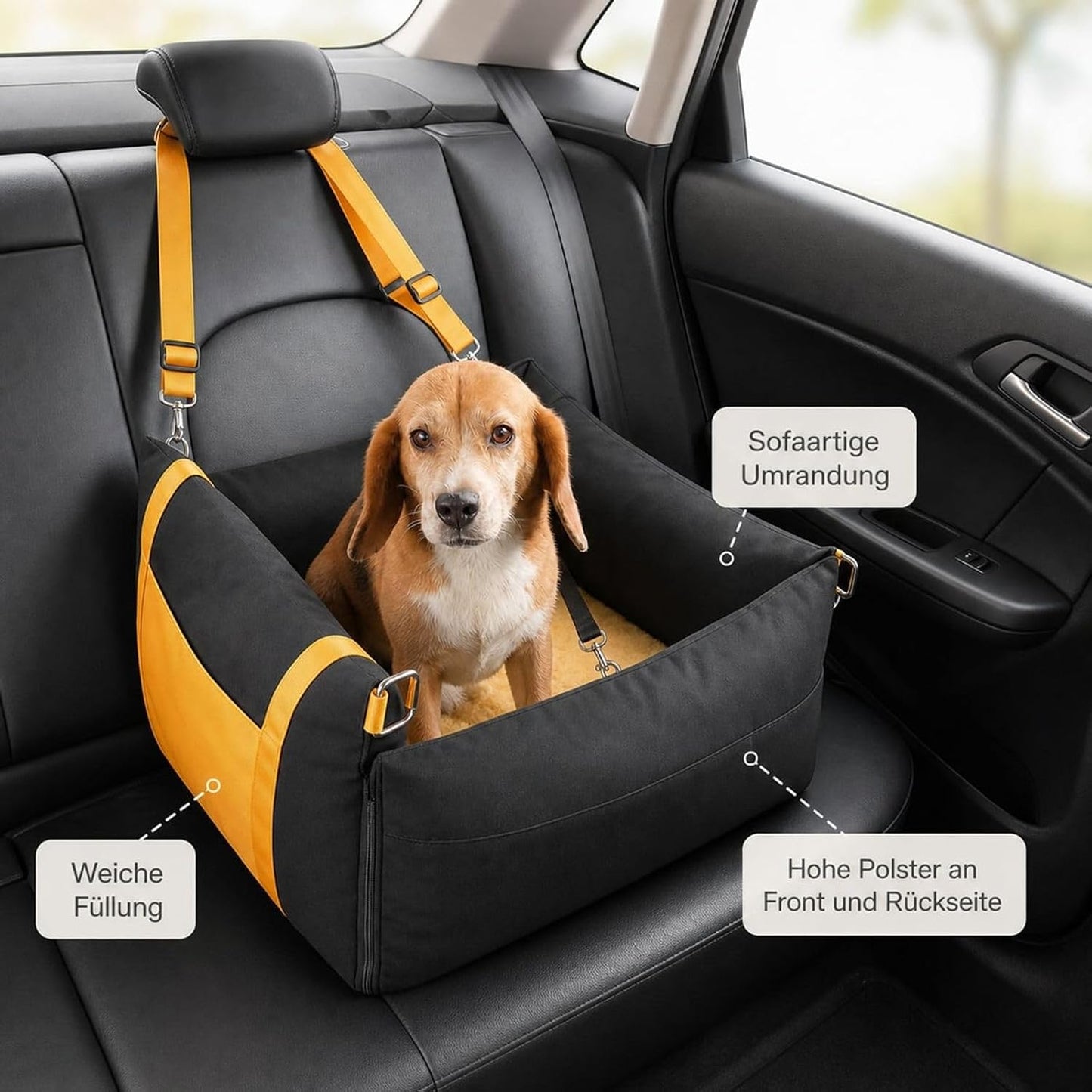Autositz für Hunde
